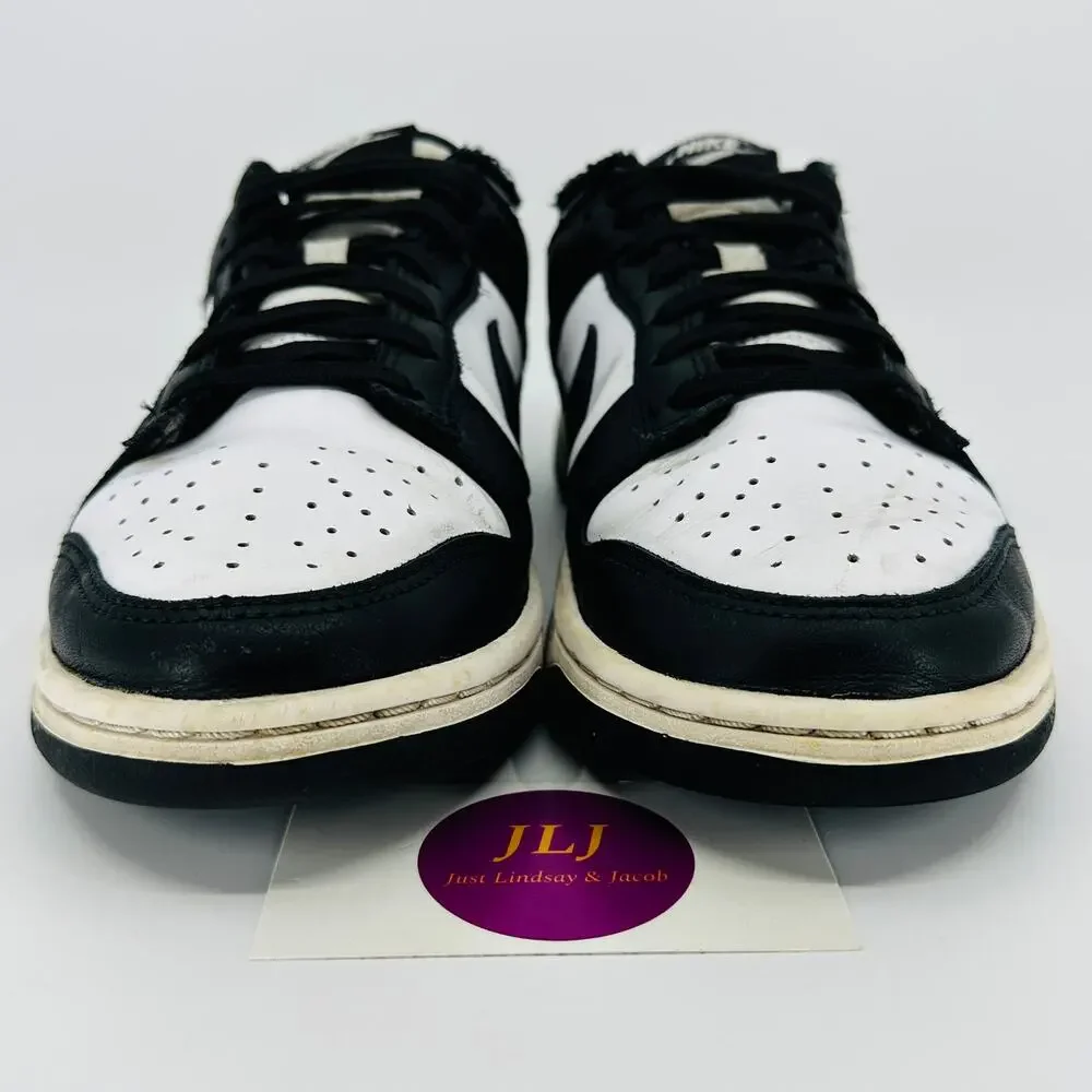 Nike Women's Dunk Low 'Panda' Black White Sneaker Shoes DD1503-101 Size 8.5